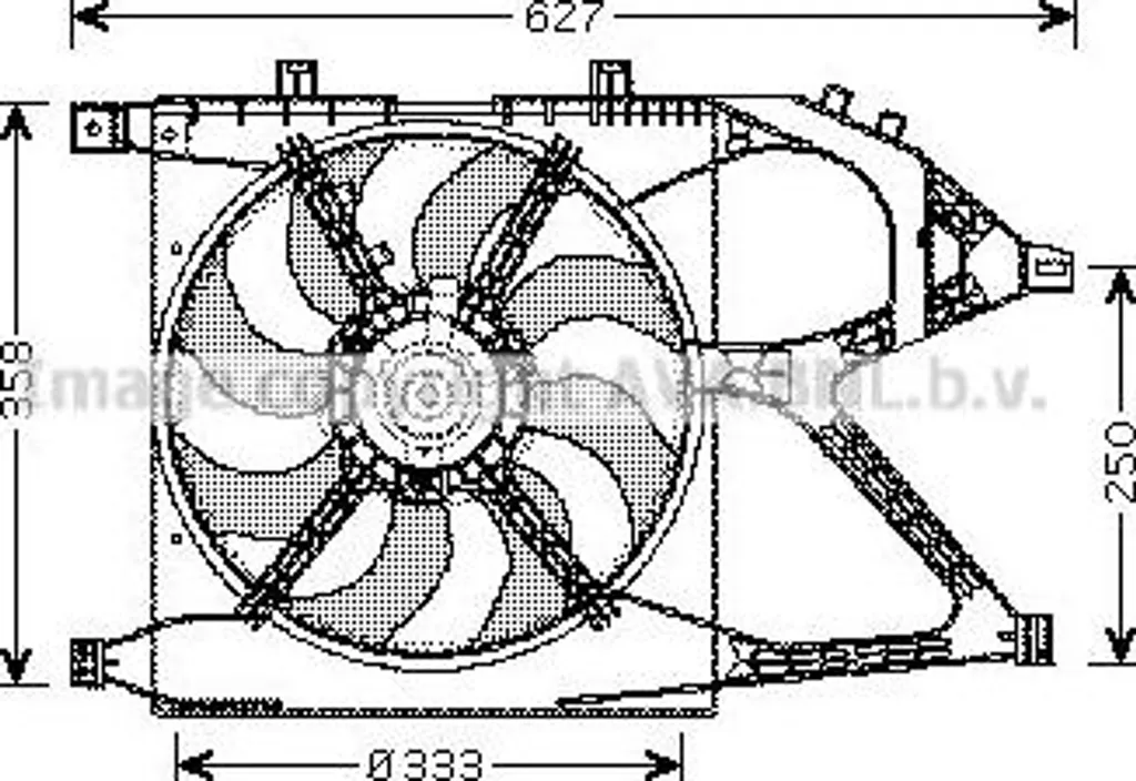 Remplacer le ventilateur radiateur Corsa C avec la pièce OE 24445190