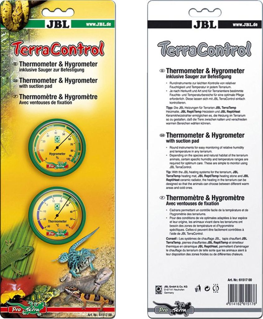 JBL TerraControl Hygrometer + Thermometer Produktbild 