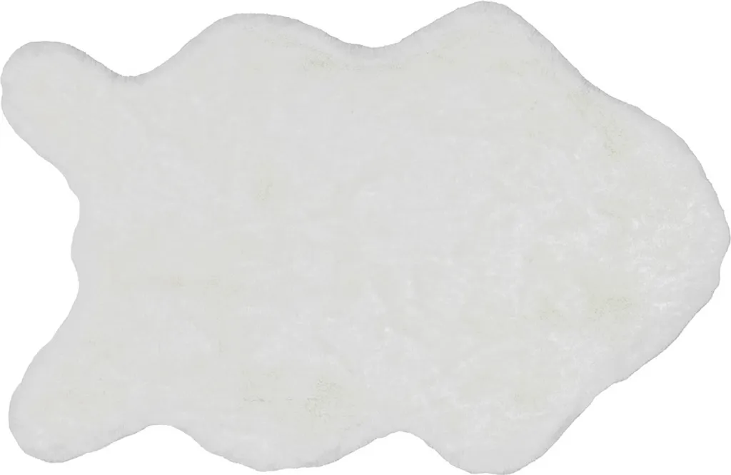 Tapis de chambre blanc 60x90 cm TENDER pour une ambiance cocooning
