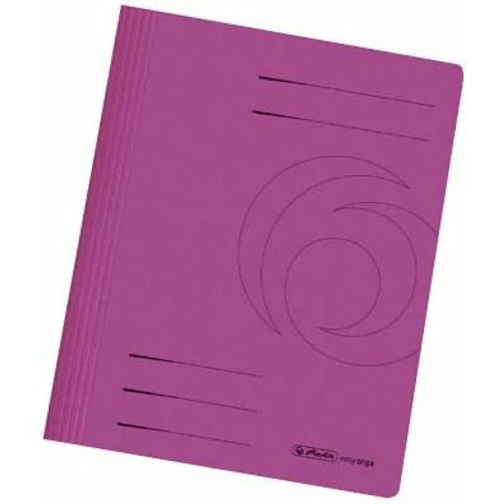 10 herlitz Schnellhefter Karton pink DIN A4