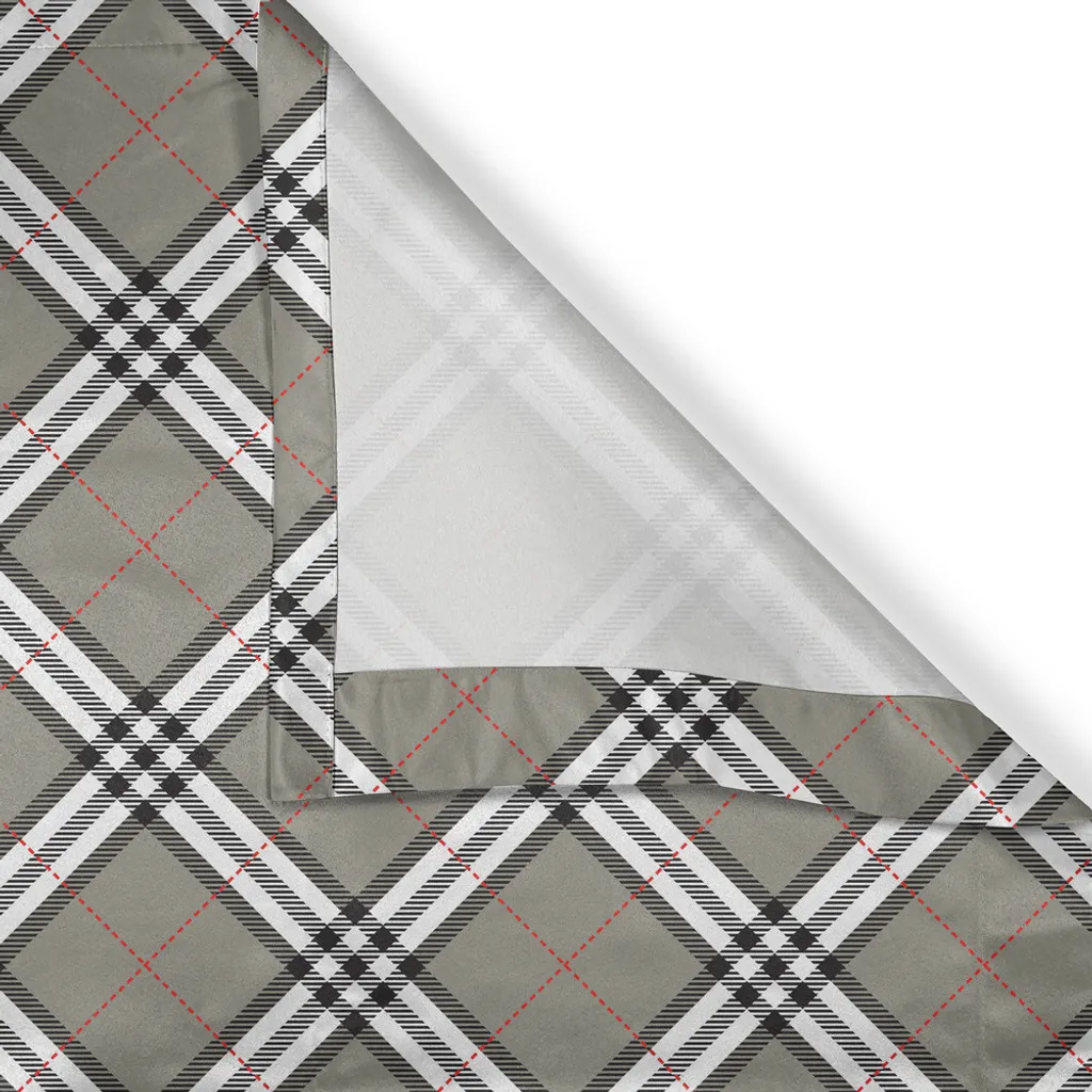 Tenda Tartan Grigia ABAKUHAUS 280x225 | Pronta da Appendere! - 4