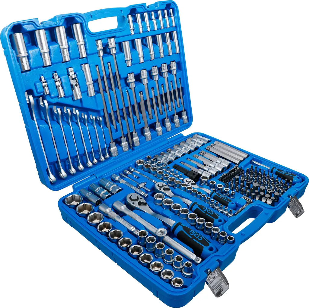Jeu de douilles complet pour réparation automobile et maintenance 213 pcs