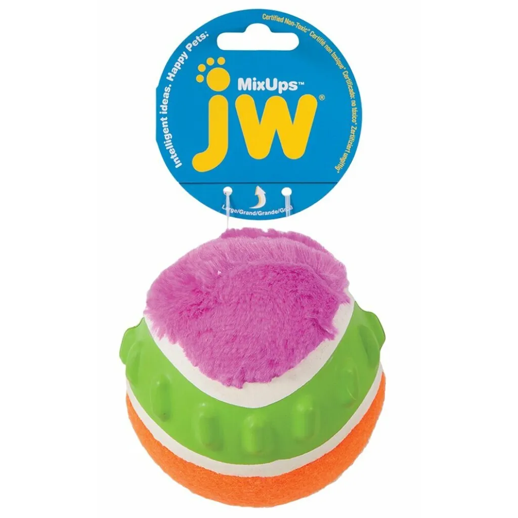Palla JW Mixups Ribbed Ball L 10cm - Stimolazione Mentale per Cani