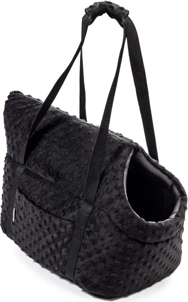 Borsa Trasporto Animali Domestici Minky S | Trasportino Nero Gatti Cani