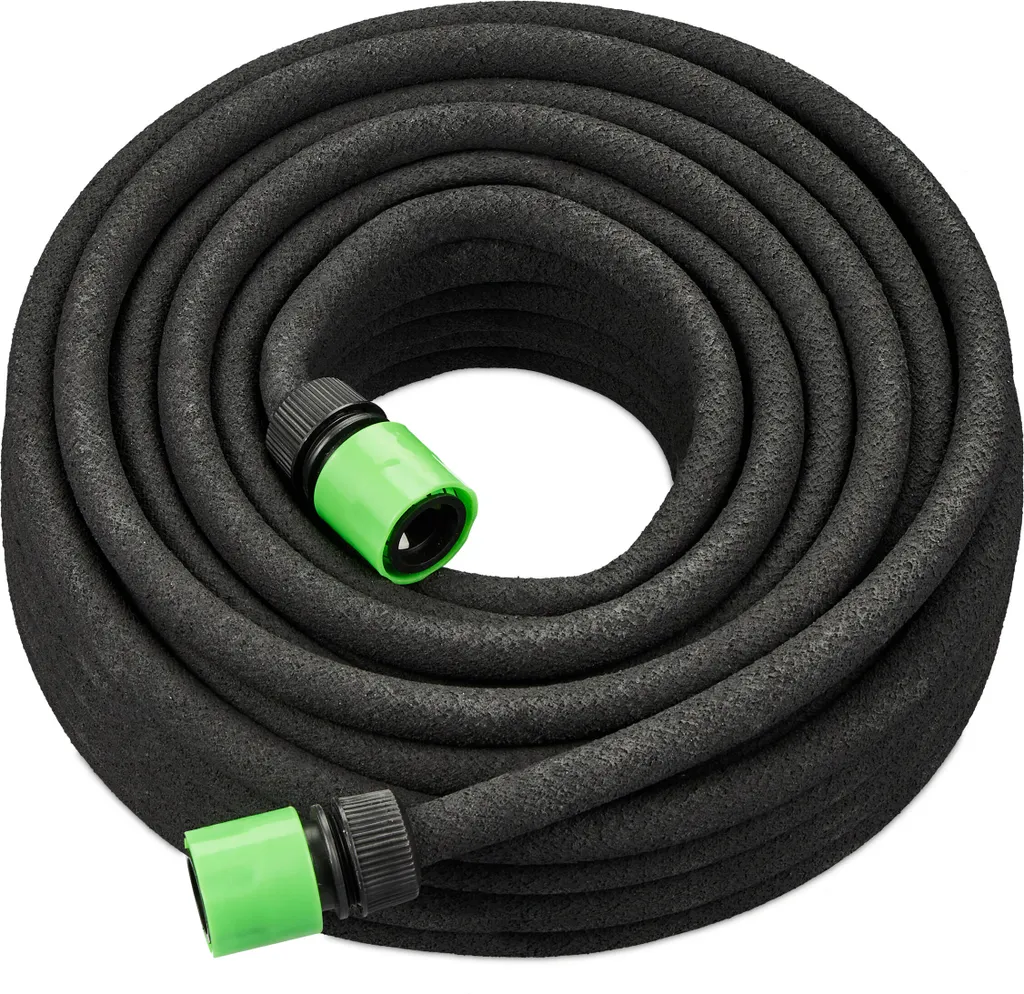 Relaxdays Tuyau d'égouttage 25 m - Tuyau poreux pour arrosage ciblé