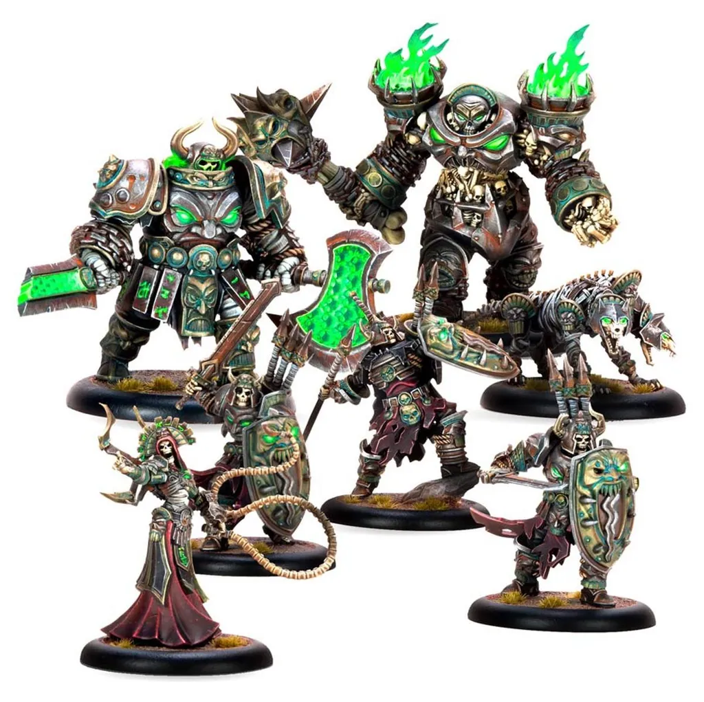 Warmachine Starter Set Gelé & Oublié avec figurines détaillées et accessoires - 4