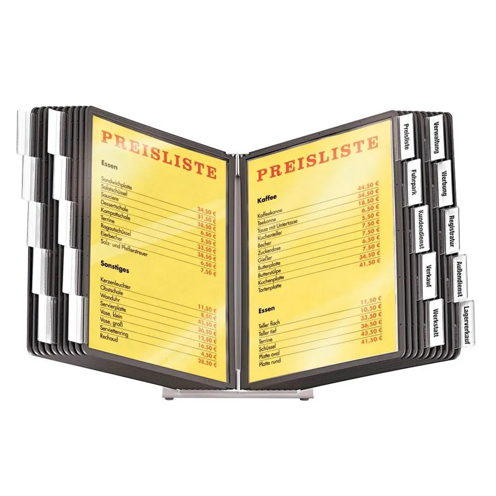 Organisez vos Documents avec le Retourneur de Vues Mural Durable Noir