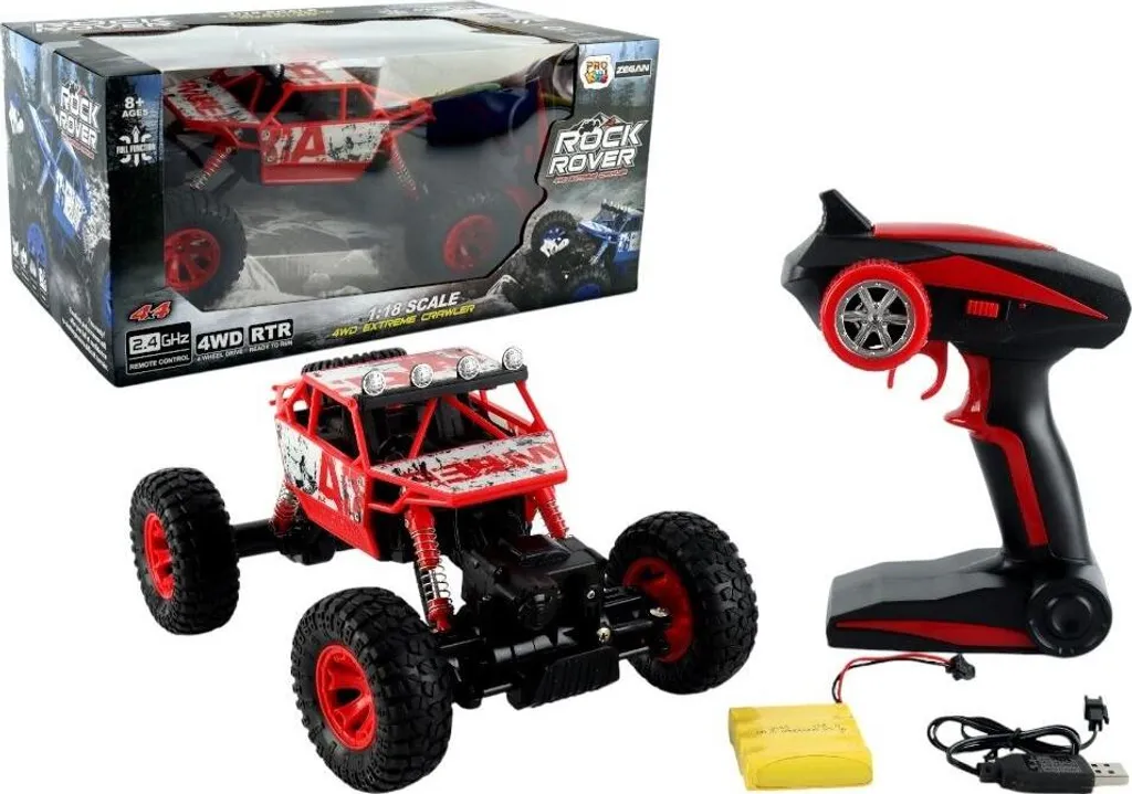 Voiture R/C Rock Rover 4WD : Finis les Blocages sur Terrains Difficiles !