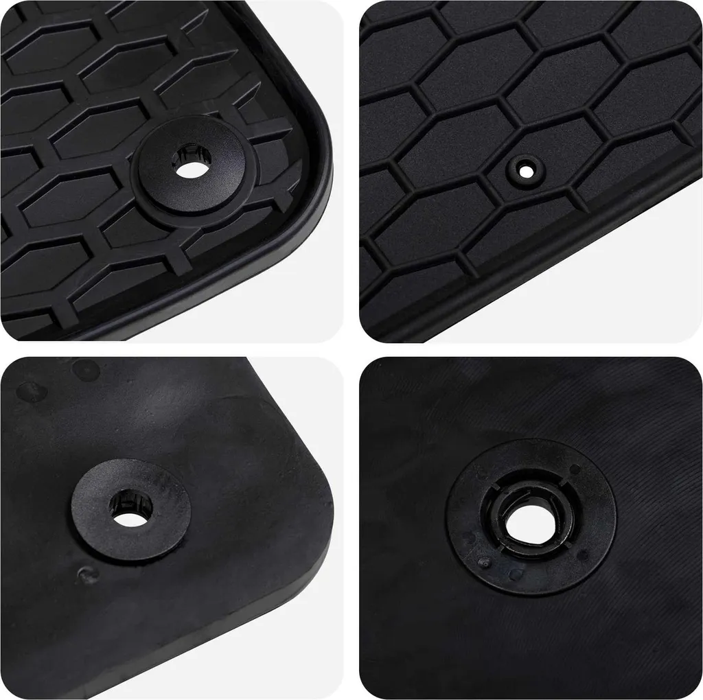 Tapis de sol Audi Q4 e-tron 2022+ Noir - Finition moquette durable - 6