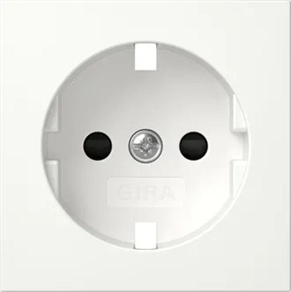 Gira 492103 Abdeckung SCHUKO-Steckdose SP System 55 Reinweiß