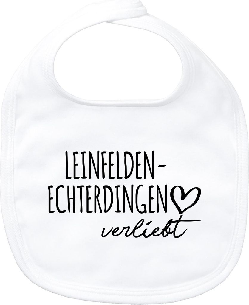 Huuraa Baby Lätzchen Leinfelden-Echterdingen verliebt White Klettverschluss Baumwolle Latz Geschenkidee