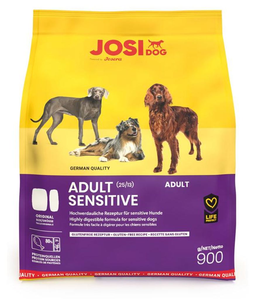 Josera JosiDog Adult Sensitive, Adult, jede Rasse, 900 g, Produktbild 