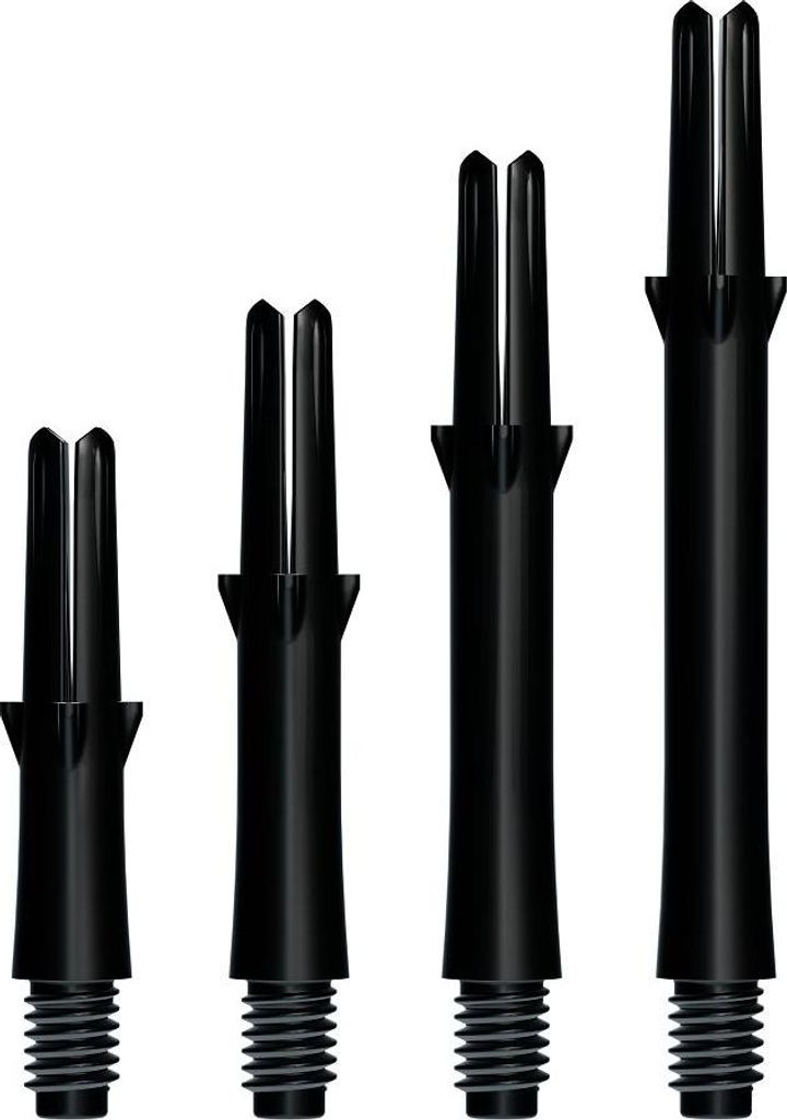 L-Style Shafts - Lock Straight Shaft viele Designs L Style Dart lstyle Dartshaft Design Black Länge Short 190 = 19mm