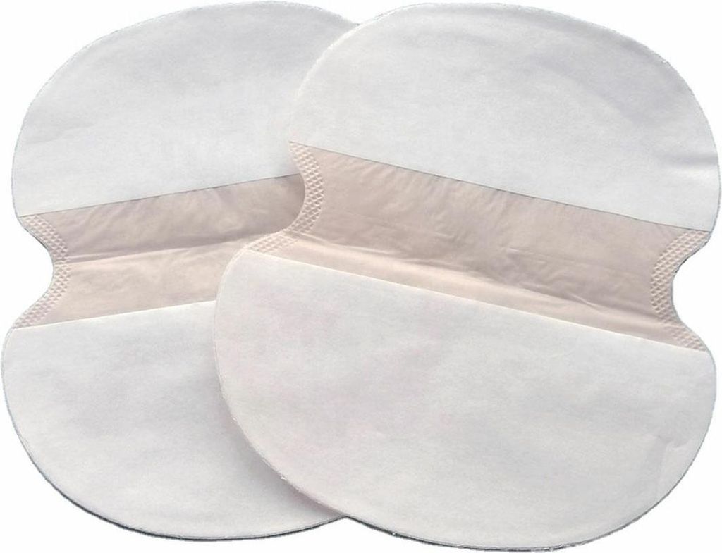Antitranspirant-Pads 2 Stück, 100x110 mm, ultradünn, selbstklebend, Unisex