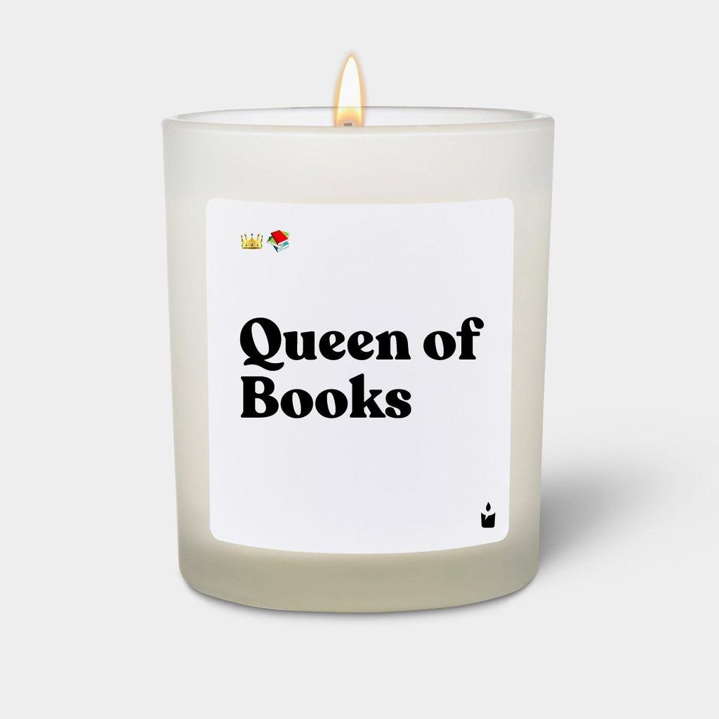 ChattyCandles Duftkerze Weiss Flowery Queen of Books