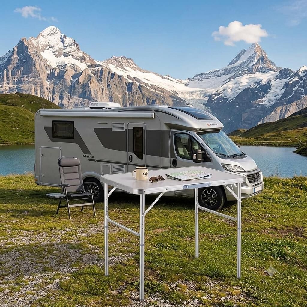 Alutisch CAMPER Campingtisch Gartentisch klappbar Alutisch Produktbild 