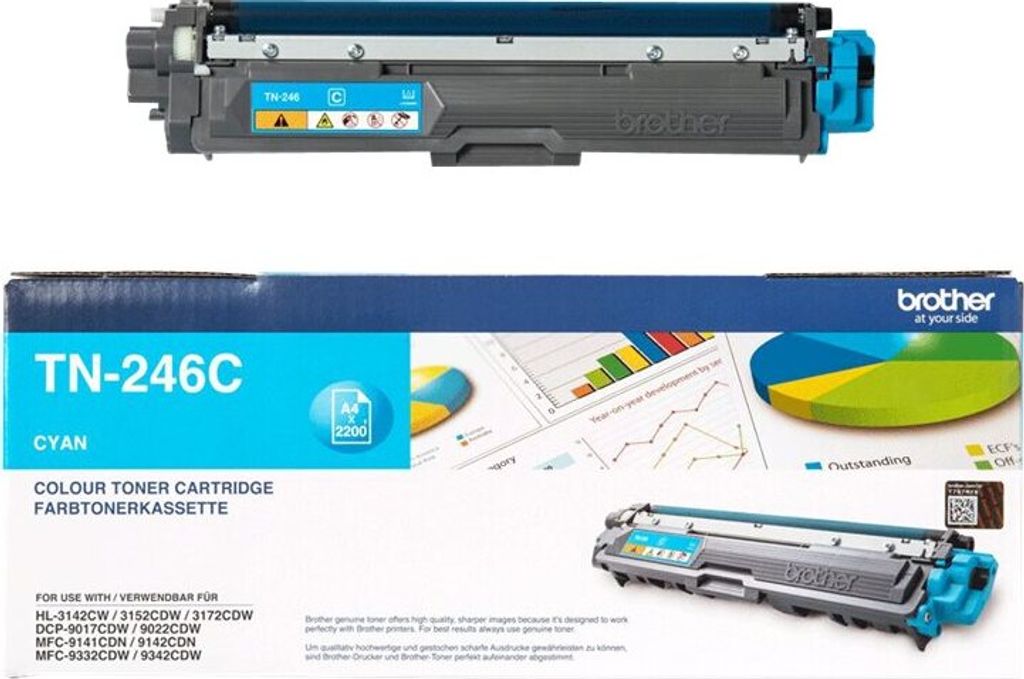Toner Brother TN-246C azurové barvy Obrázek produktu 