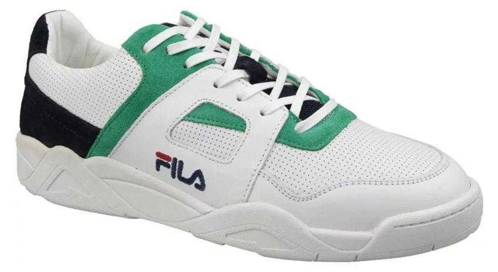 Fila - "Cedar" Sneaker für Herren, Leder, niedrig geschnitten PP9488 (40,5 EU) (Weiß)