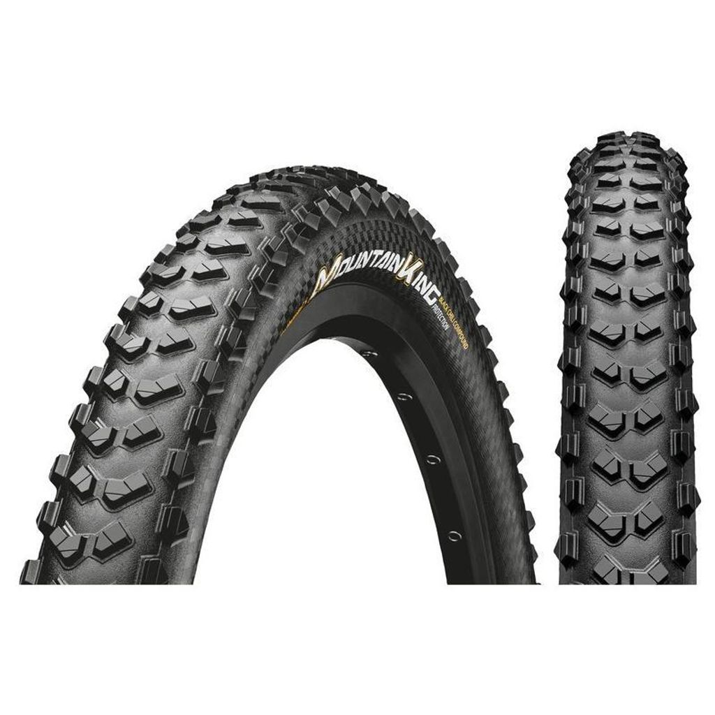 Continental 0101583 Reifen Conti Mountain King 2.6 Apex fb 27.5x2.60' 65-584 B+ sw/sw ProTec. TLR, schwarz