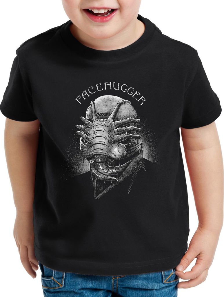 style3 Black Hugger T-Shirt für Kinder ripley alien xenomorph nostromo