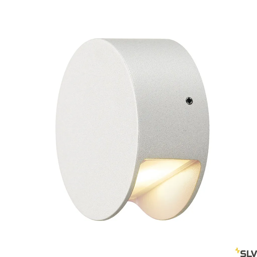 Éclairage escalier et couloir : Applique LED Pema ronde blanche IP44
