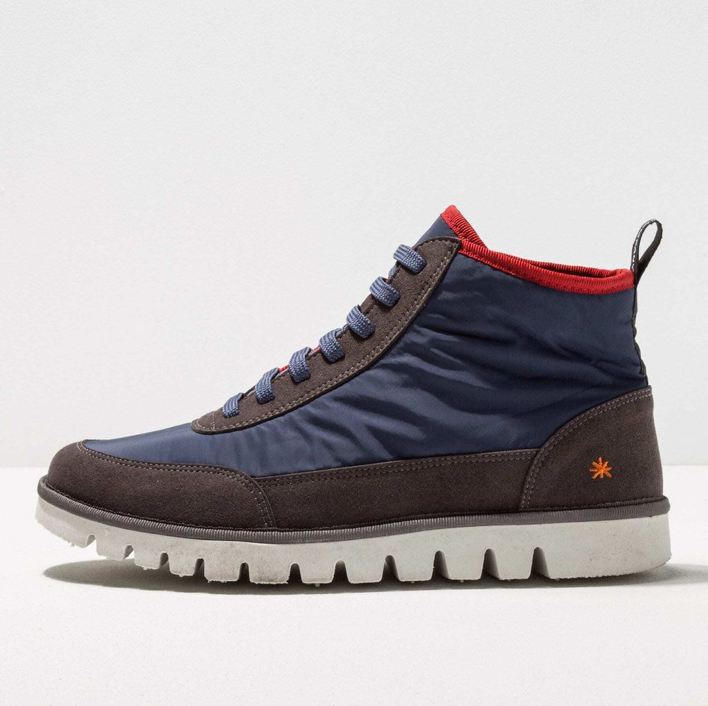 Art Schnürstiefel Uni 1585 NYLON DENIM/ONTARIO Farbe Blau