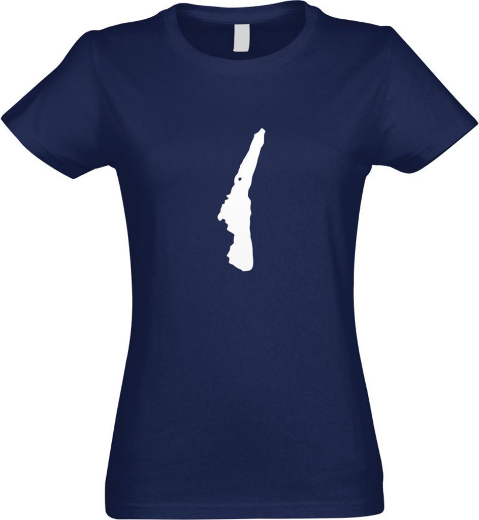 Kiwistar - T-Shirt tailliert - Damen - Navy - Starnberger See - Deutschland - mit Motiv Bedruckt - Funshirt Design - Sport - Freizeit - Damen - M