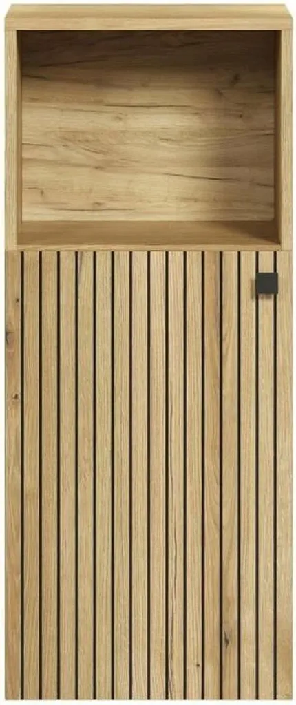 Petit Meuble Gain de Place PURE BLISS pour Espaces Étroits Chêne Marron