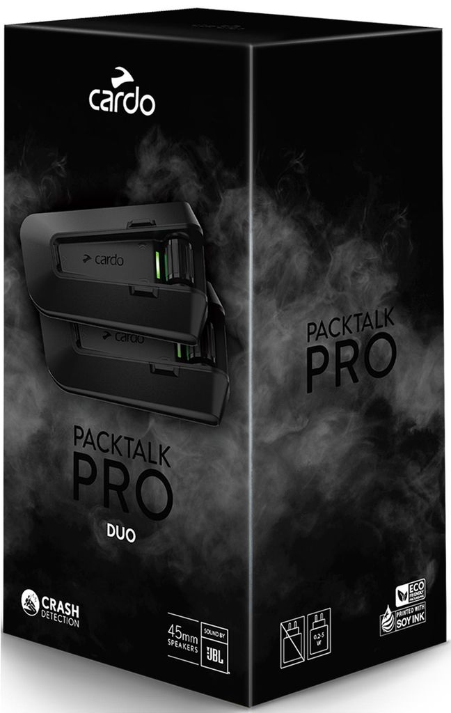 Cardo Packtalk Pro Duo Bluetooth Kommunikationssystem Produktbild 