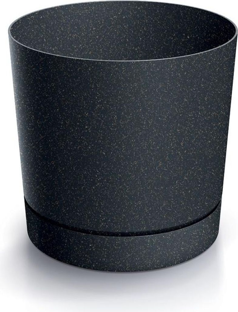 Prosperplast Blumentopf TUBO P Eco Wood Anthrazit 19,9 cm Produktbild 