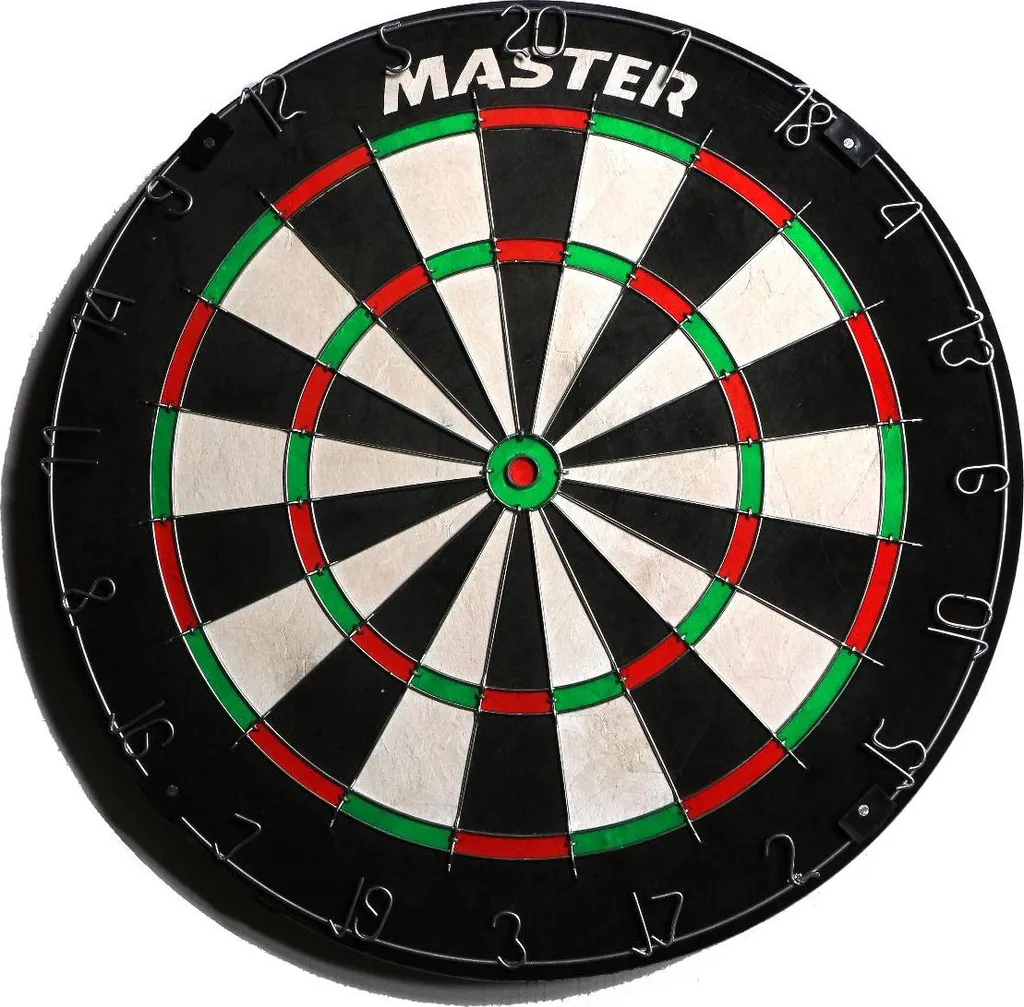Cible fléchettes sisal MASTER Brésil 45cm - Jeu traditionnel robuste