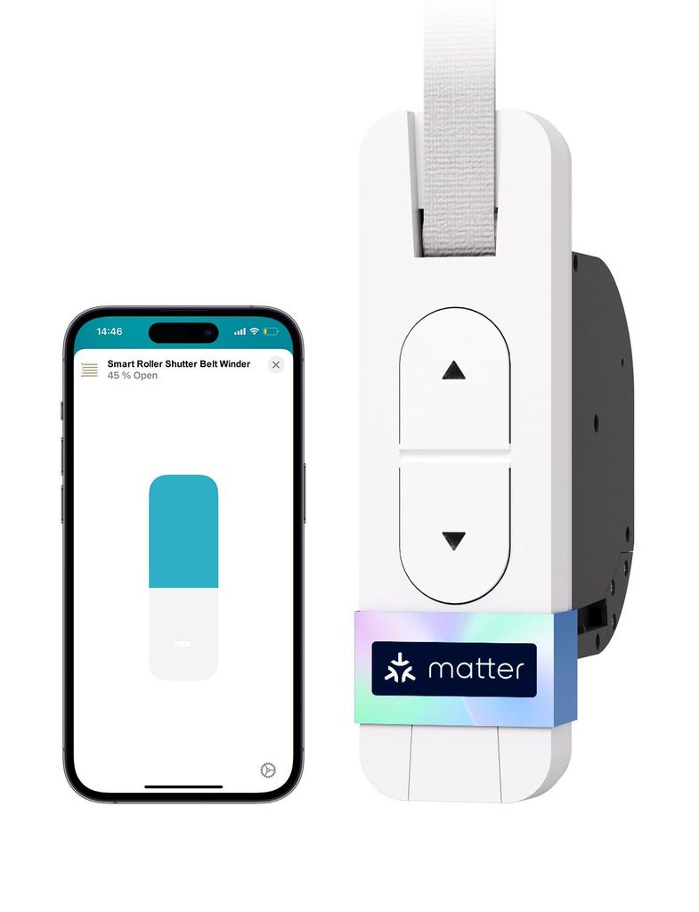 Meross Matter Rolladen Gurtwickler Elektrisch Unterputz Produktbild 