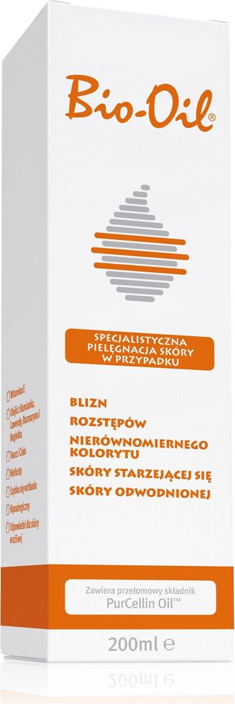 A product box for Bio-Oil, a skincare product.
