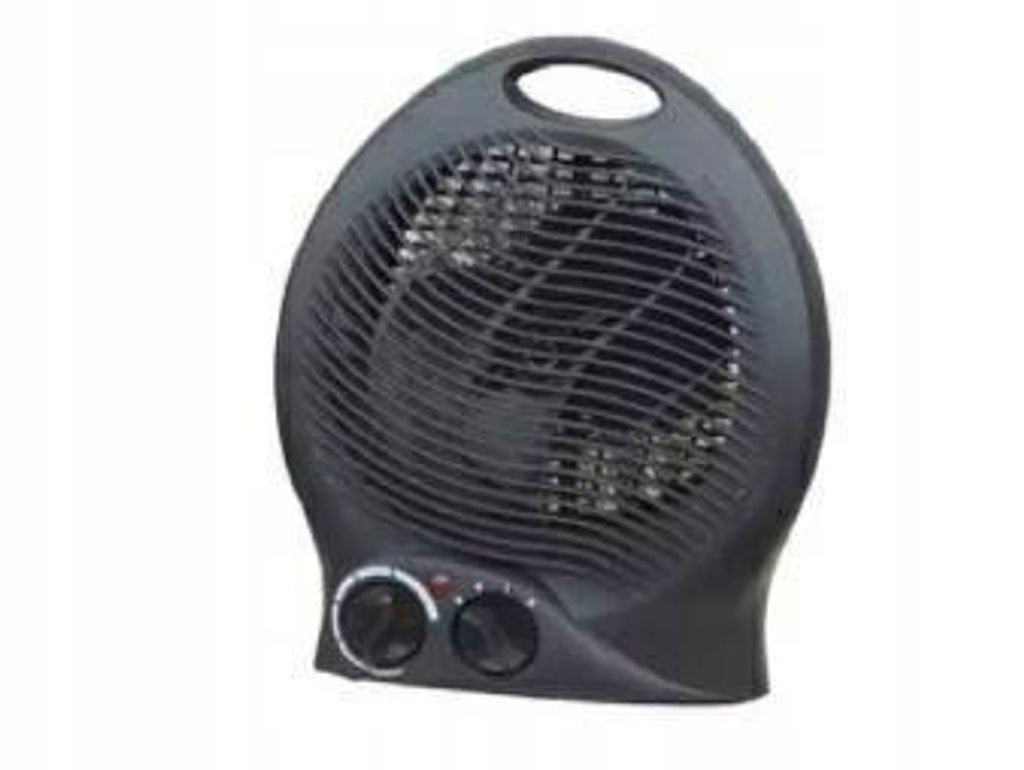 Termowentylator z termostatem stojący czarny 2000W farelka Zdjęcie produktu 