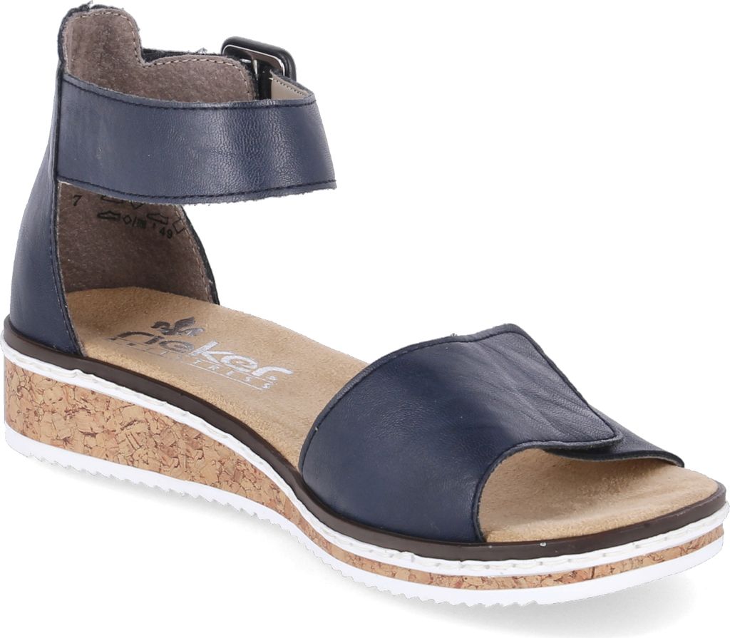 Rieker Damen Sandalen geschlossene Ferse Klettverschluss Produktbild 20