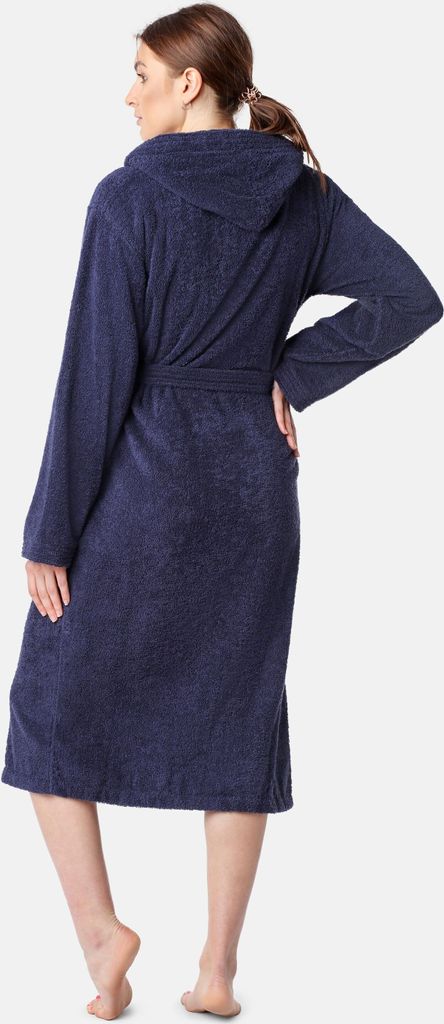 Ladeheid Damen Frottee Bademantel aus 100% Baumwolle Produktbild 3