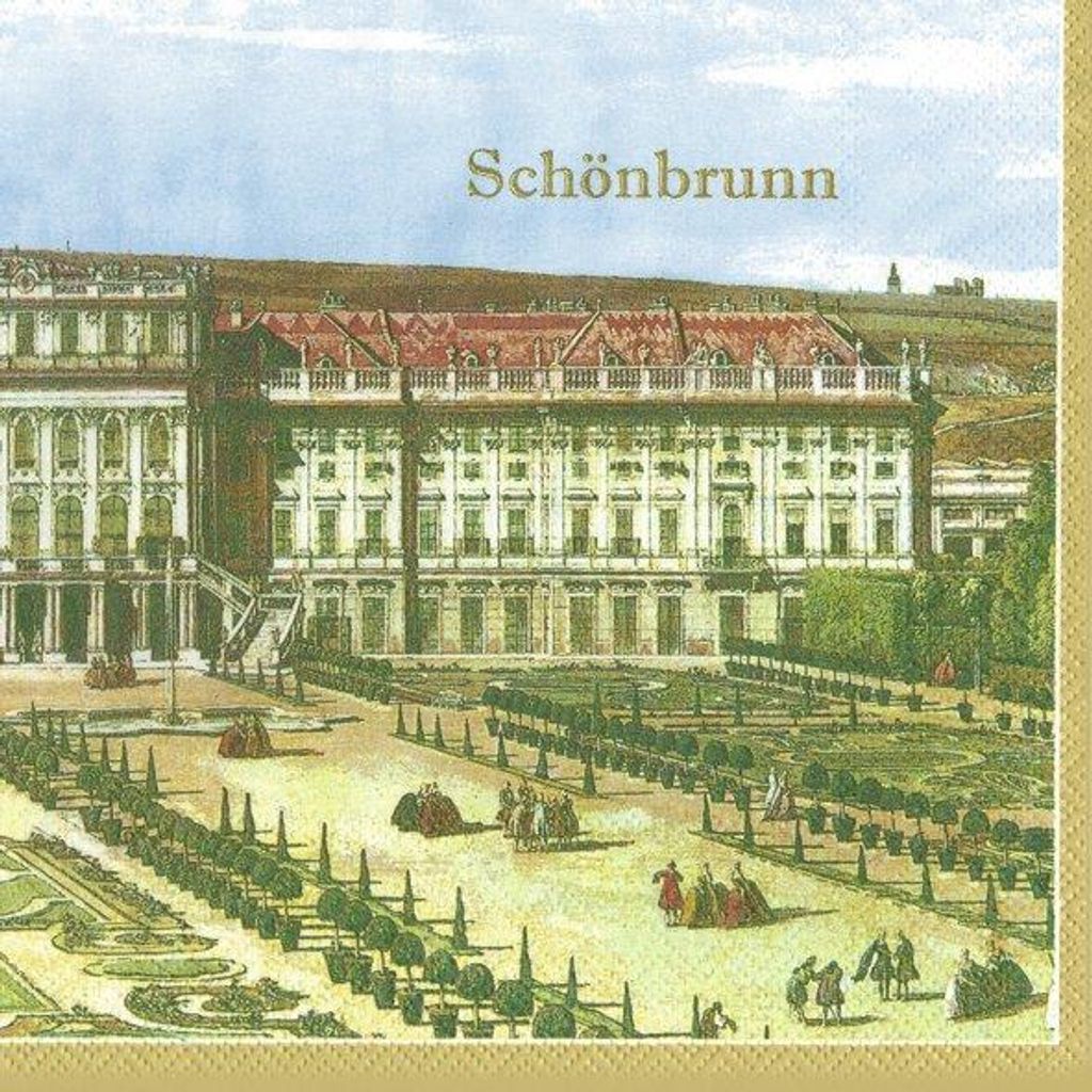 Servietten 33x33 cm - SCHÖNBRUNN