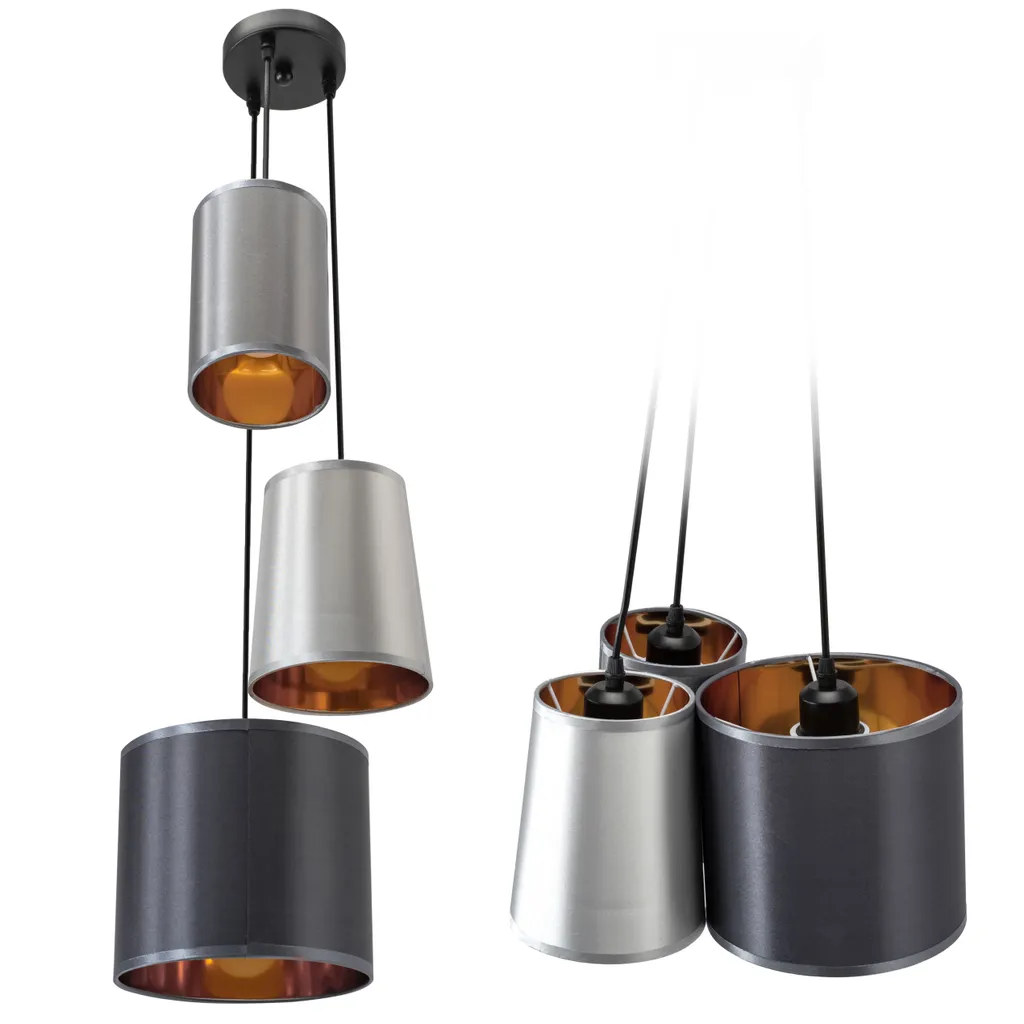 Lampada tooLight App971-3Cp Grey Gold: Lampadario Moderno per Interni