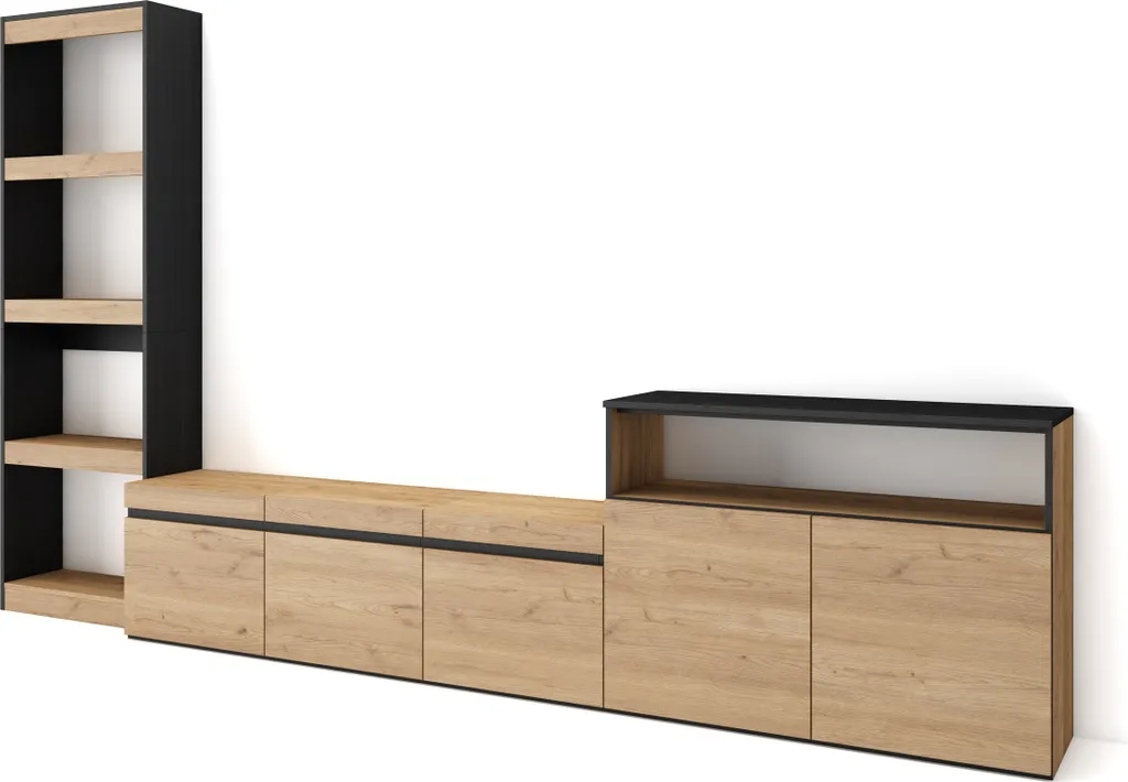 Organisez votre Salon avec le Mur TV COZY 310cm : Cache-câbles et Design