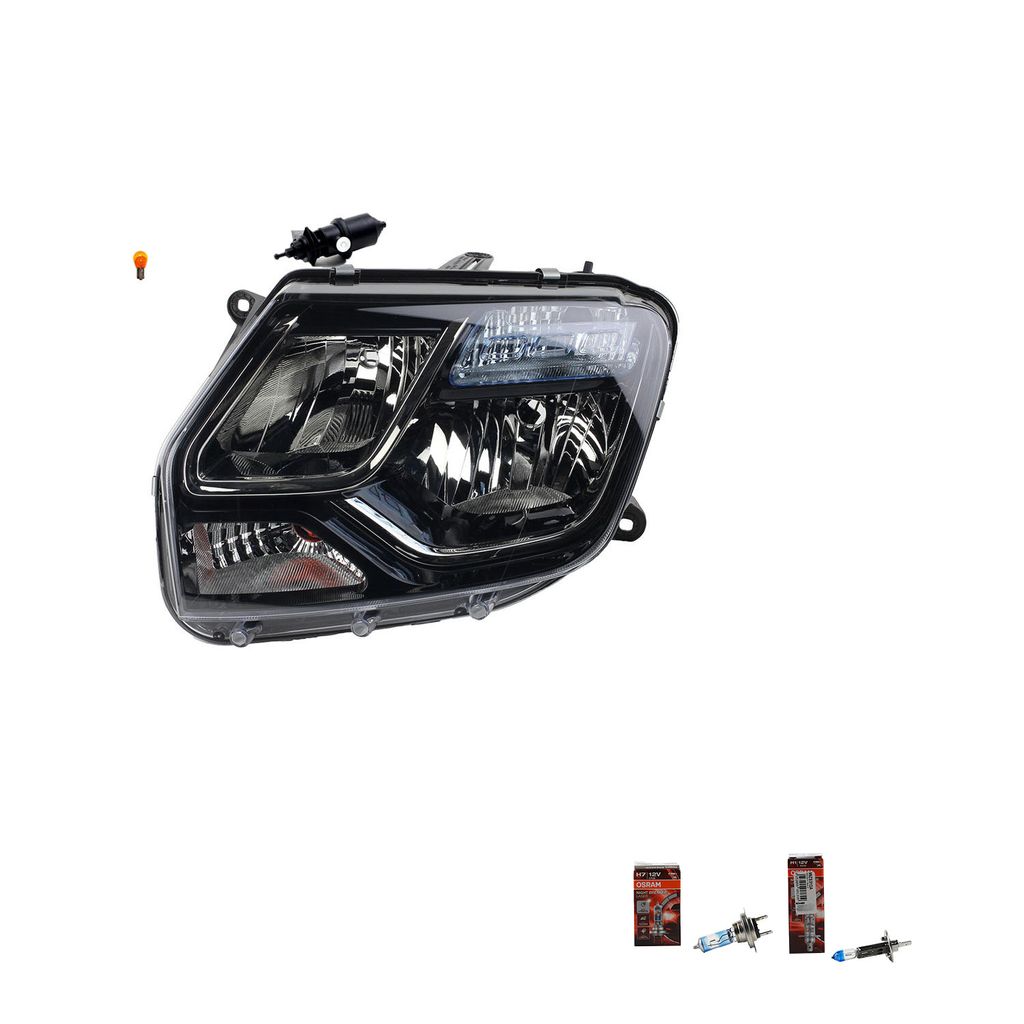 Scheinwerfer + Osram Night Breaker Laser passend für Dacia Duster Links 8200211014 7700421671 6001546791 260606709R Johns
