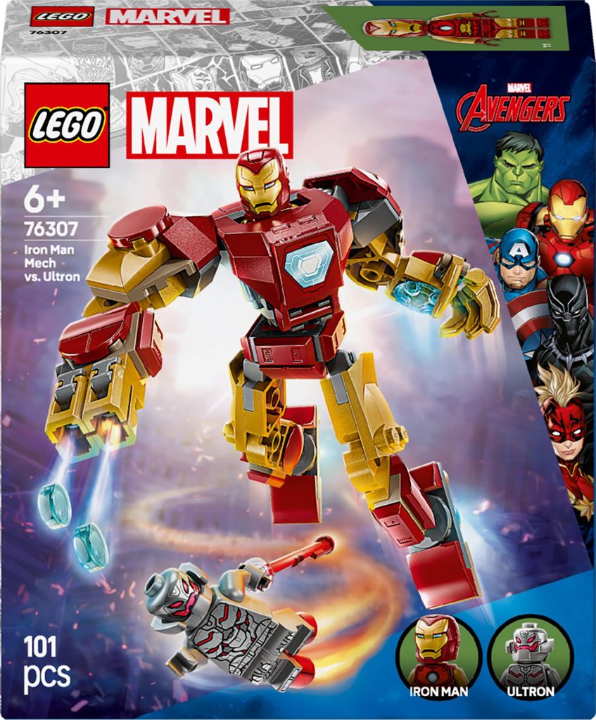 LEGO Super Eroi 76307 Iron Man contro Ultron Mech Immagine del prodotto 