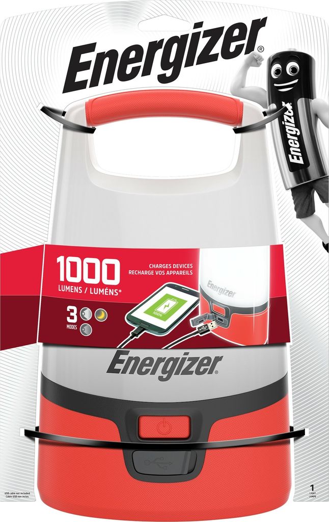 Energizer Lanterne de Camping USB 1300lm 4xD Image du produit 