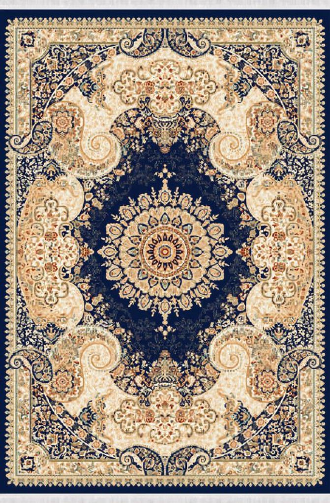 Designer Teppiche Flachgewebe Abstrakte Teppich Orientteppich 150x233 Blau