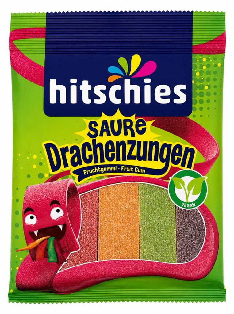 Hitschies « Langues de dragon acidulées », bonbons gélifiés Image du produit 