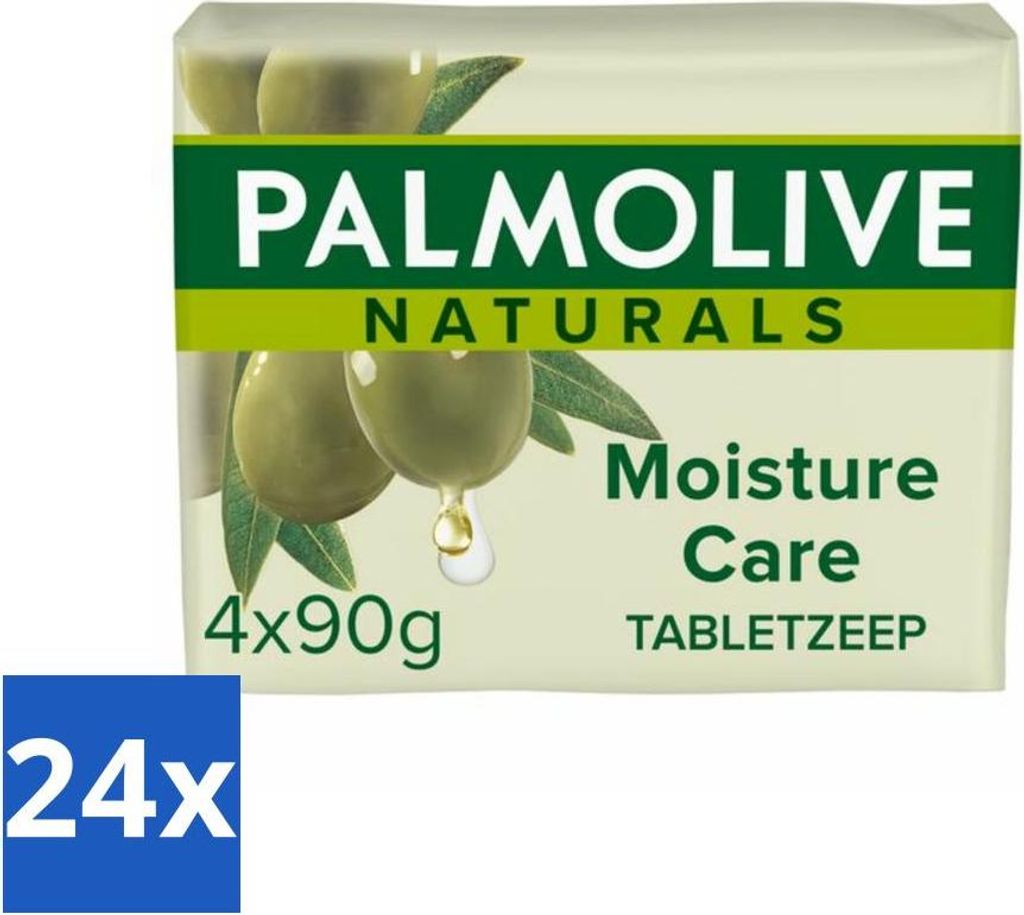 Palmolive Seifentabletten Naturals Olivenmilch 4x 90 g - Vorteilspack - 24 Stücke