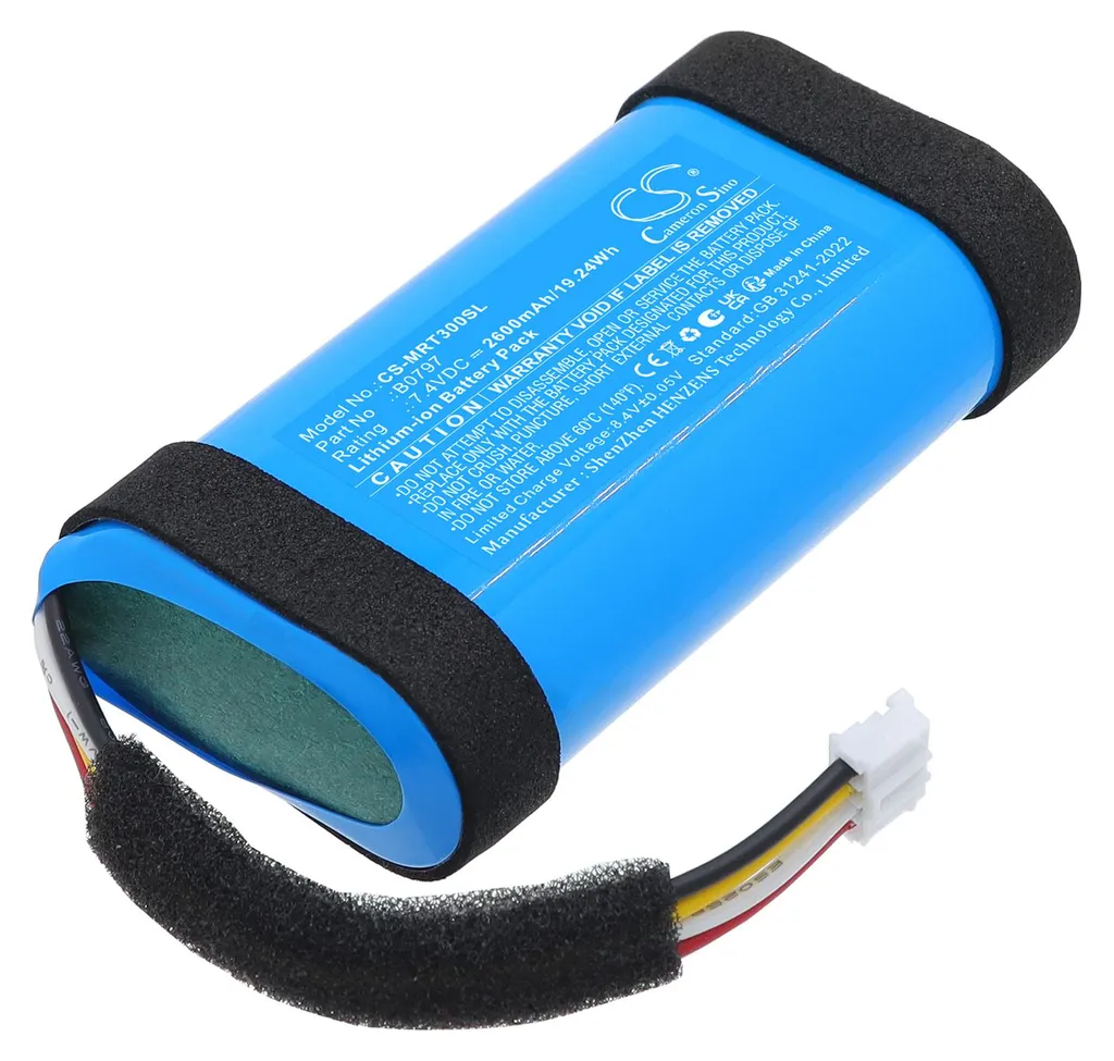 Batterie Techtek compatible Marshall Emberton 3 III remplace B0797