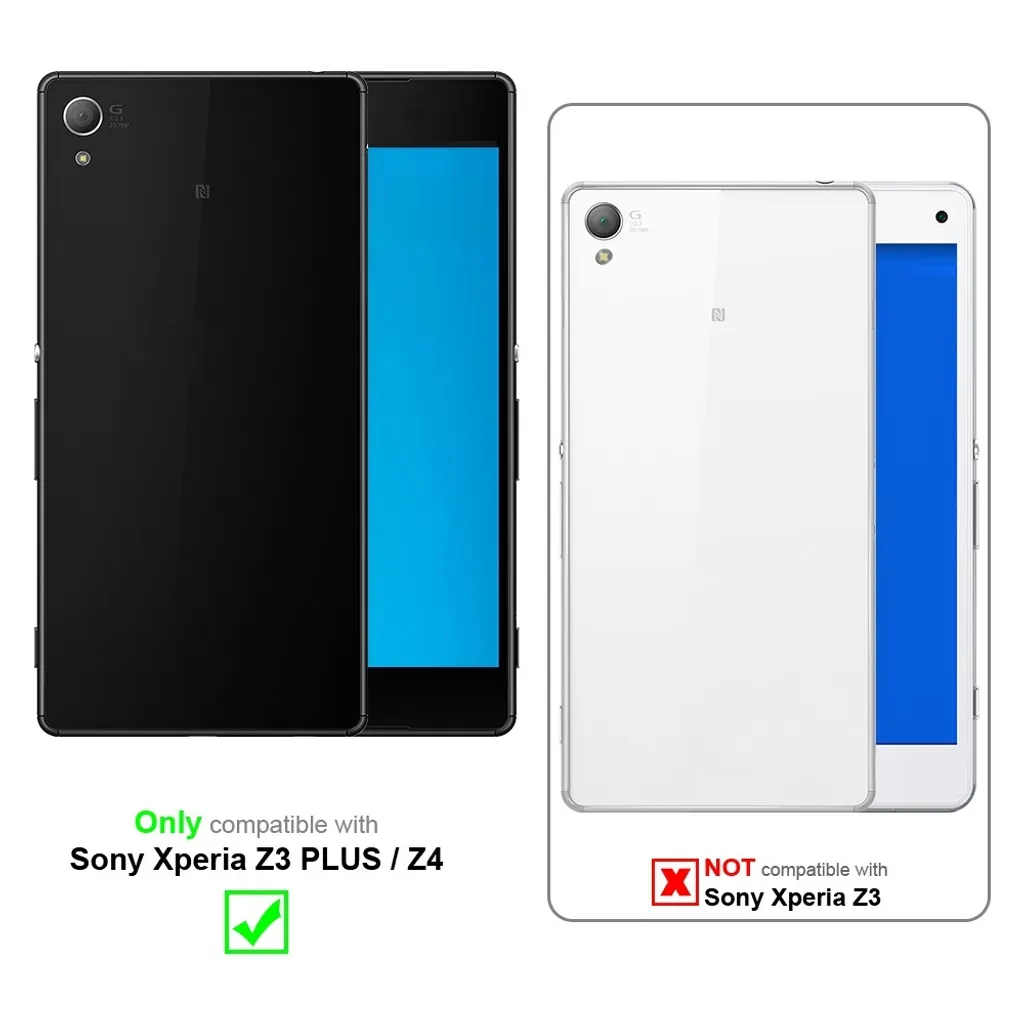 Cadorabo Custodia Flip In Similpelle Per Sony Xperia Z3 Compact – Colore Notte, Chiusura Magnetica