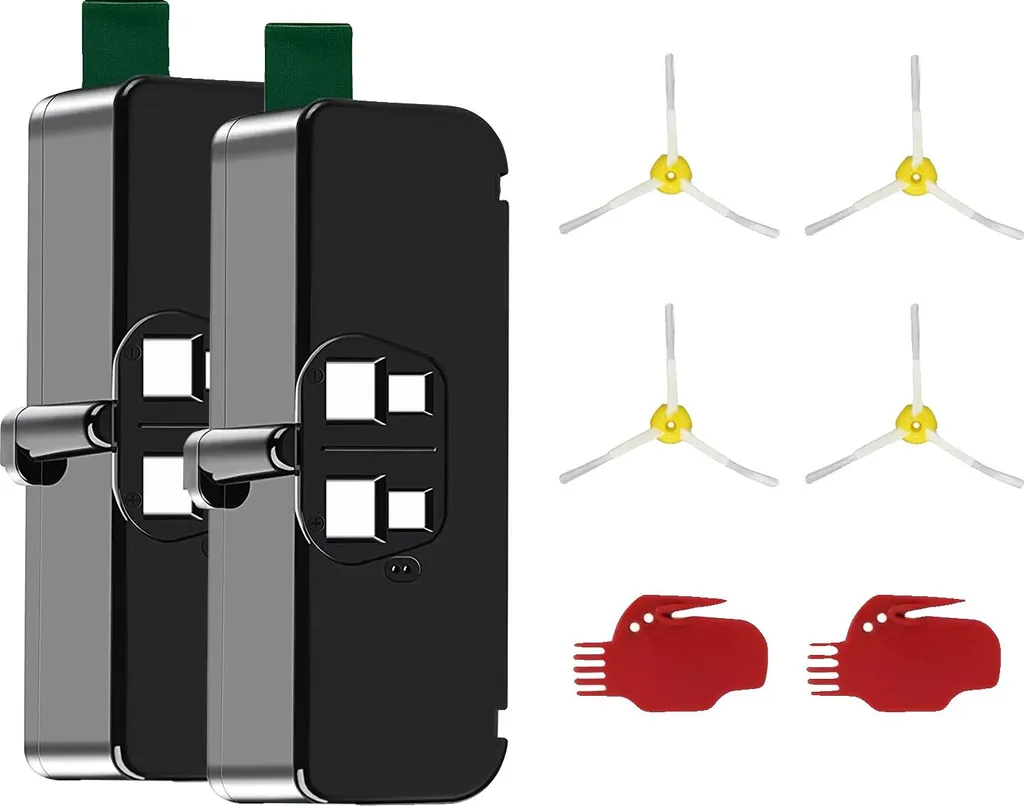 Réparer Autonomie Roomba : Batterie 6800mAh Set de 2 Haute Performance