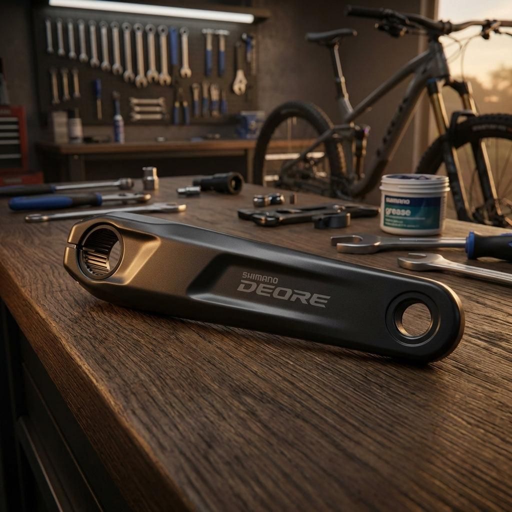 SHIMANO Kurbelarm Links 170 mm FC-M5100 170 - zuverlässiger Produktbild 