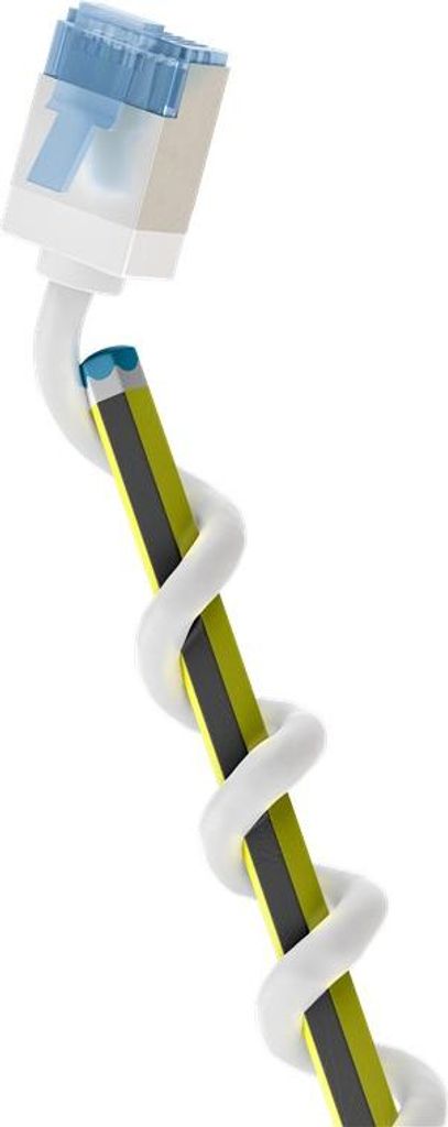 Goobay Ultraflexibles CAT 6A Patchkabel slim U/FTP weiß